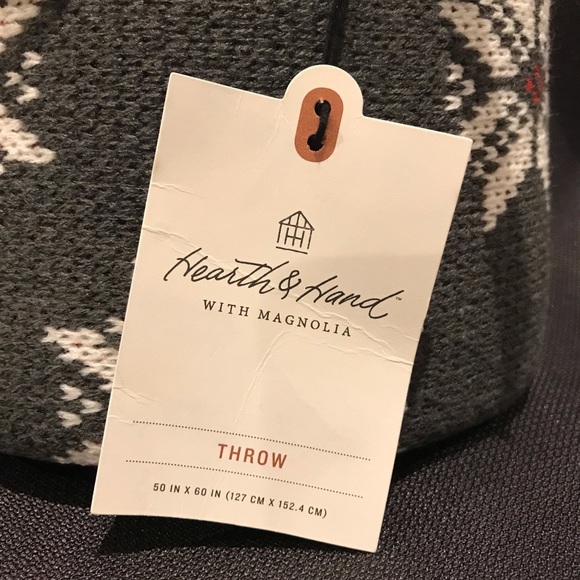 Hearth And Hand Magnolia Nordic Star Throw Blanket - Picture 4 of 5